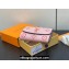 Louis Vuitton Monogram Empreinte leather Emilie Wallet M60688 Pink 2024