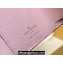 Louis Vuitton Monogram Empreinte leather Emilie Wallet M60688 Pink 2024