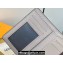 Louis Vuitton Monogram Empreinte leather Emilie Wallet M60688 Gray 2024