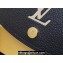 Louis Vuitton Monogram Empreinte leather Emilie Wallet M60688 Black 2024
