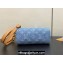 Louis Vuitton Monogram Denim Nano Speedy Bag M11212 Sky Blue 2024
