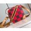 Louis Vuitton Damier Pop canvas Chess Messenger Bag N40561 Red 2024