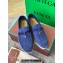 Loro Piana Summer Charms Walk Suede Women/Men Loafers Blue 2024