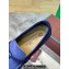 Loro Piana Summer Charms Walk Suede Women/Men Loafers Blue 2024