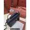 Loro Piana Extra Bag L27 with New lock charms in Grained Calfskin Dark Royal Blue 2024