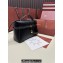 Loro Piana Extra Bag L27 with New lock charms in Smooth Calfskin Black 2024
