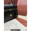 Loro Piana Extra Bag L27 with New lock charms in Smooth Calfskin Black 2024