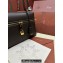 Loro Piana Extra Bag L27 with New lock charms in Smooth Calfskin Coffee 2024