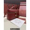 Loro Piana Extra Bag L27 with New lock charms in Smooth Calfskin Burgundy 2024