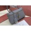 Loro Piana Extra Pocket L19 Pouch with New lock charms in Grained Calfskin Gray 2024