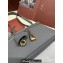 Loro Piana Extra Pocket L19 Pouch with New lock charms in Grained Calfskin Gray 2024