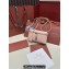 Loro Piana Extra Pocket L19 Pouch with New lock charms in Grained Calfskin Light Pink 2024