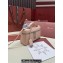 Loro Piana Extra Pocket L19 Pouch with New lock charms in Grained Calfskin Light Pink 2024