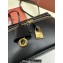Loro Piana Extra Pocket L19 Pouch with New lock charms in Smooth Calfskin Black 2024