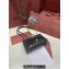 Loro Piana Extra Pocket L19 Pouch with New lock charms in Smooth Calfskin Black 2024