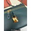 Loro Piana Extra Pocket L19 Pouch with New lock charms in Smooth Calfskin Dark Green 2024
