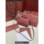 Loro Piana Extra Pocket L19 Pouch with New lock charms in Smooth Calfskin Burgundy 2024