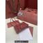 Loro Piana Extra Pocket L19 Pouch with New lock charms in Smooth Calfskin Burgundy 2024