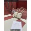 Loro Piana Extra Pocket L19 Pouch with New lock charms in Smooth Calfskin White 2024