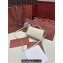 Loro Piana Extra Pocket L19 Pouch with New lock charms in Smooth Calfskin White 2024