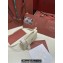 Loro Piana Extra Pocket L19 Pouch with New lock charms in Smooth Calfskin White 2024