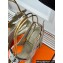 Hermes Heel 9.5cm Platform 2cm Ilona 90 sandals with oversized Kelly buckle in Suede Beige 2024