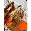 Hermes Heel 9.5cm Platform 2cm Ilona 90 sandals with oversized Kelly buckle in Suede Brown 2024