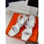Hermes Heel 6.5cm Ivresse 65 sandals with iconic Medor studs in calfskin White 2024