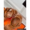 Hermes Heel 6.5cm Ivresse 65 sandals with iconic Medor studs in calfskin Brown 2024
