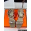 Hermes Heel 6.5cm Ivresse 65 sandals with iconic Medor studs in Suede Beige 2024