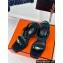 Hermes Heel 6.5cm Ivresse 65 sandals with iconic Medor studs in Suede Green 2024