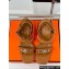 Hermes Heel 6.5cm Ivresse 65 sandals with iconic Medor studs in Suede Brown 2024