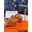 Hermes Heel 6.5cm Ivresse 65 sandals with iconic Medor studs in Suede Brown 2024