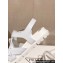 Prada Crisscross rubber sandals 2X3118 White 2024
