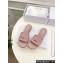 Dior Heel 2.5cm Dway Slides in Pink Calfskin and Embroidered Cotton 2024