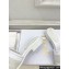 Dior Heel 2.5cm Dway Slides in White Calfskin and Embroidered Cotton 2024