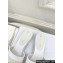Dior Heel 2.5cm Dway Slides in White Calfskin and Embroidered Cotton 2024