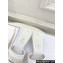 Dior Heel 5.5cm Dway Slides in White Calfskin and Embroidered Cotton 2024