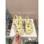 Prada Crisscross rubber sandals 2X3118 Yellow 2024