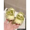 Prada Crisscross rubber sandals 2X3118 Yellow 2024