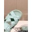 Prada Crisscross rubber sandals 2X3118 Green 2024