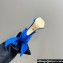 Dior Heel 10cm Mlle Dior Heeled Sandals in Suede Blue with Bow 2024