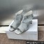 Dior Heel 5.5cm LA CIGALE Ankle Boots in Velvet Gray with Crystal Ball 2024