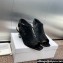 Dior Heel 5.5cm LA CIGALE Ankle Boots in Velvet Black with Crystal Ball 2024