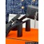 Hermes Heel 9.5cm Platform 2cm Eris 90 sandals with with "H" cut-out in calfskin Black 2024
