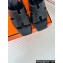 Hermes Heel 9.5cm Platform 2cm Eris 90 sandals with with "H" cut-out in calfskin Black 2024