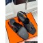 Hermes Heel 9.5cm Platform 2cm Eris 90 sandals with with "H" cut-out in calfskin Black 2024
