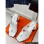 Hermes Heel 9.5cm Platform 2cm Eris 90 sandals with with "H" cut-out in calfskin White 2024