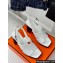 Hermes Heel 9.5cm Platform 2cm Eris 90 sandals with with "H" cut-out in calfskin White 2024