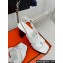 Hermes Heel 9.5cm Platform 2cm Eris 90 sandals with with "H" cut-out in calfskin White 2024